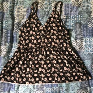 Cute flower tank